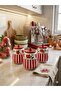 Pomegranate Porcelain 3-Piece Jar Set Tkebt Red