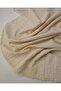 Cotton Fabric in Cream Beige Color 150X190Xm - 4