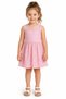 Girl's Lace Detailed Lined Midi Length Pink Color Dress - 2