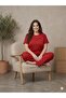 Plus Size Patterned Summer Women's Pajama Set - 2