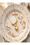 Heart Wrapped Around Hand Necklase - 2