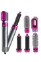 5 in 1 Hot Air Styler Electric Blow Dryer Comb Curling Wand Detachable Negative Ion Straightener Hai - 4