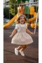 Girl's Muslin Dress Set with 100% Cotton T-Shirt, Natural Fabric, Summer Stylish Combination, Ages 2-3-4-5 - 3