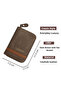 Luxury Leather Zip Wallet, Leather Zip Wallet for Both Men and Women - 2