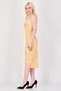 Women Floral Print Midi Dress, Orange - 3