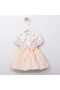 Pretty Girl's Embroidery Detailed Blouse and Tutu Skirt Set