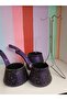 3-Piece Hanging Purple Granite-Coated Coffee Pot Set - 3