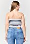 Women Straight Across Sleeveless Plain Top, Multicolor - 2