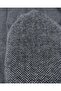 Herringbone Pattern Jacquard Knitted Fabric in Gray and Black Colors Width: 150cm - 2