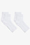 2 Pairs of Ribbed Toeless Women's Socks