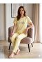 Women's Zero-Collar Lycra Combed Cotton Polyviscon Pajama Set - 2