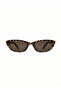 Women's Sunglasses Thin Cateye Frame Uv400 Glass 50 Ekartman - 5