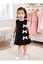 GIRL'S RIBBON DETAIL DRESS