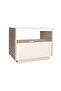 1 Drawer Left Night Stand With Wireless Charger - Beige/White - 5