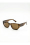 Women's Sunglasses Cornered Frame Uv400 Glass 55 Ekartman - 4