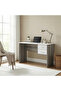 Calino 2Drawers Study Desk | Computer Table 120xW60xH75cm - Sonoma Oak & Light Oak - 2