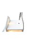 Zahwa Open Shelves Storage With Led Lights |pace Saving End Table | L60xW35.8xH81cm-White - 6