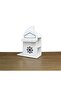 Zahwa Open Shelves Storage With Led Lights |pace Saving End Table | L60xW35.8xH81cm-White - 4