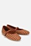 Woman's taba Suede knitted band Ballet Flats - 2