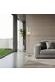 Glass Glow Metal Floor Lamp ML256242 D25x160cm Gold E27 - 3