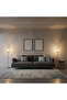 Glass Glow Metal Floor Lamp ML256242 D25x160cm Gold E27 - 5