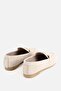 Women's beige Suede gold Accessory Detail Loafers - 3