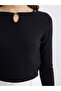 Trendlucky Women's Oval Neck Bodysuit with a Difference - 3