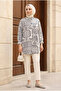 Women's Ethnic Patterned Bohemian Tunic Shirt - 5