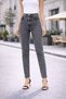 Christian Women's Smoked High Waist Lycra Trend Mom Jean - 5