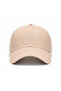 Beige Unisex Sports Hat Breathable Anti-Sweat Adjustable Casual Baseball Cap