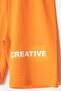 طقم شورت للأولاد من Orange Creative مع تي شيرت منقوش بطباعة إبداعية 23793 - 5