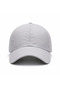 Gray Unisex Sports Hat Breathable Anti-Sweat Adjustable Casual Baseball Cap