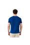 6Sm5069-Bl Crew Neck Men's T-Shirt - Blue - 2