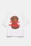 Printed Oversize Women's T-Shirt, Relaxed Fit, Soft Textured Breathable Fabric - 3