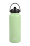 Steel Flask with Flip-Top Straw and Carrying Handle 960 ml Green – Durable and Stylish Water Bottle - 3