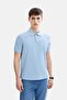 Mavi Regular Fit Örme Polo Yaka Tişört - 3