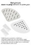 3Pcs Adhesive Bathroom Organizer Shower Shelf - Shampoo Holder Soap Dish Bathroom Nook Corner Shelf White - 3
