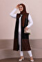 Women's Transparent Rhinestone Long Vest Plus Size Clothing Vest - 5