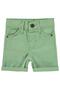 Gabardine 6-24 Months Shorts - Green
