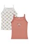 Flower 2-12 Years Old Girls' 2-Piece Undershirt Set
