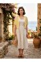 Lou Retro Openwork Short Cardigan Women's Yellow - 2