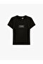 Printed Short Sleeve Crew Neck Sports T-Shirt - 3