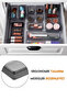 Modular Drawer Organizer - Bathroom Makeup Jewelry Organizer Office Organizer 7.8 X 7.8 cm Anthracite - 2