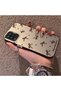 Samsung Galaxy A12/M12 Compatible High-Quality Brown Bow and Dot Printed Case