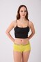 Cotton Lycra Printed Boyshort Set of 3 Women's Panties Yellow - 6