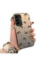 Samsung Galaxy A36/A56 Compatible High-Quality Brown Bow and Dot Printed Case - 2