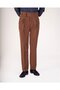 Slim Fit Bel Detailed Buckle Pants Tan T20037-24 - 3