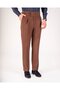 Slim Fit Bel Detailed Buckle Pants Tan T20037-24 - 2