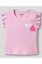 Flutter Sleeves Text & Heart Printed T-shirts (Pack of 5) - Multicolor - 6