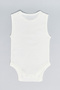 3 Pack Solid Sleeveless Bodysuits - 3